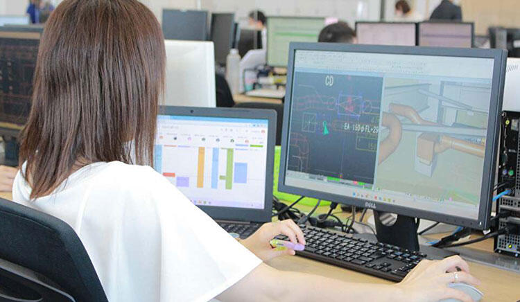 CADから始まる夢真独自の昇進・昇給システム、作図管理補助者へキャリアアップ！