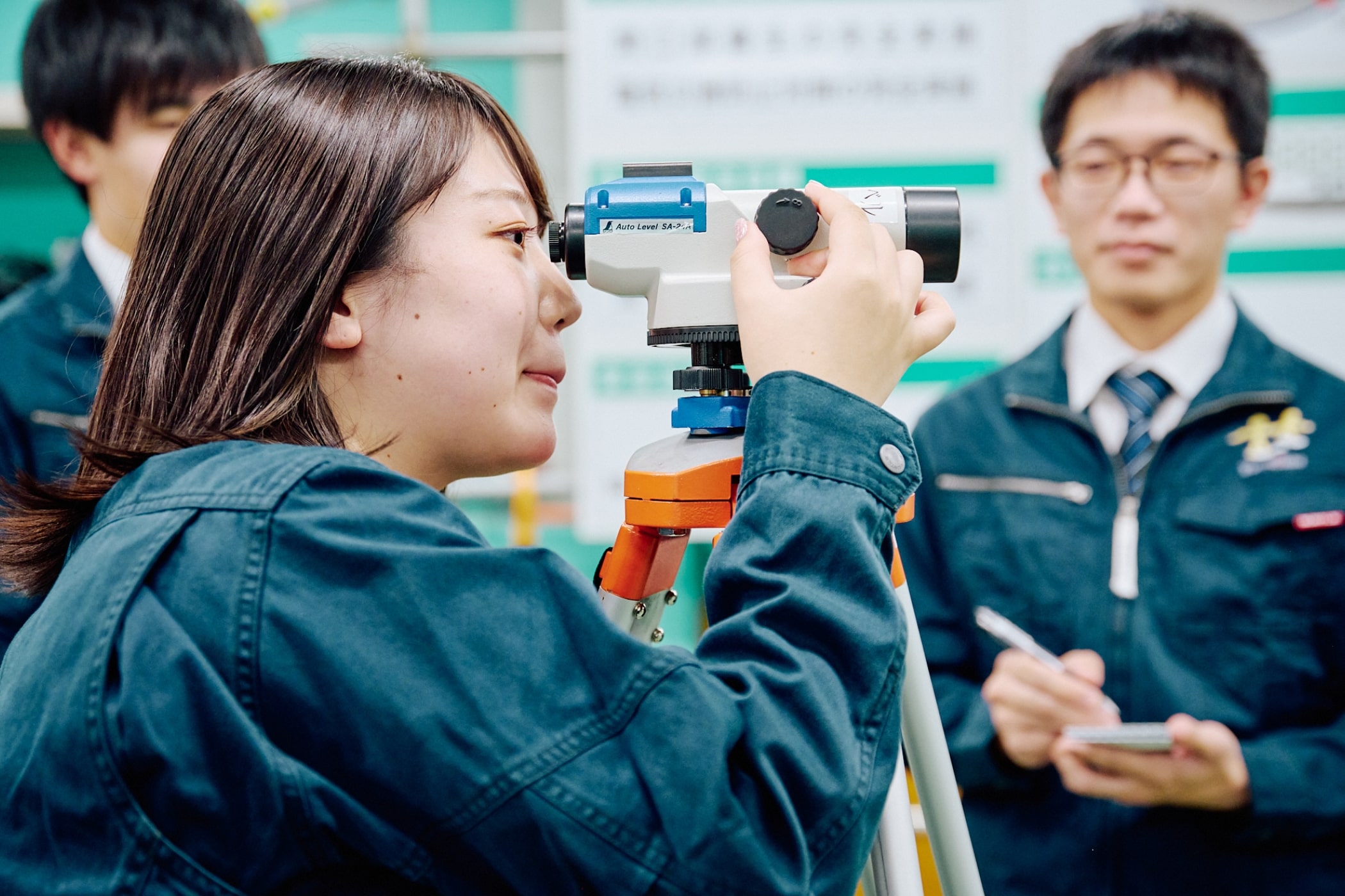 実技研修施設で、配属前に実際の現場をイメージできる！