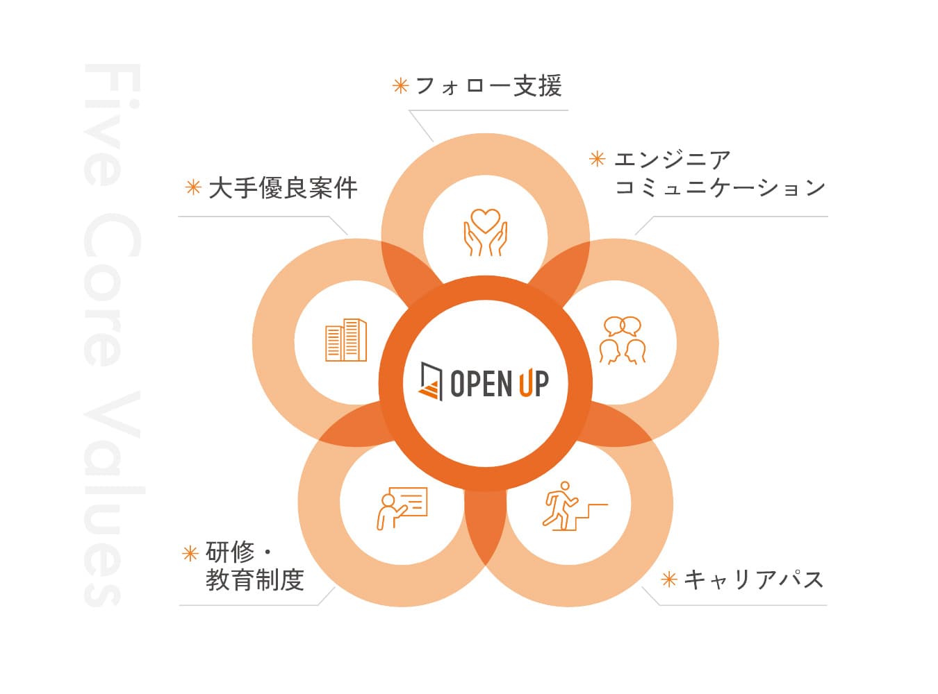 オープンアップコンストラクションの資格取得支援は、成長の好循環を生み出す基盤