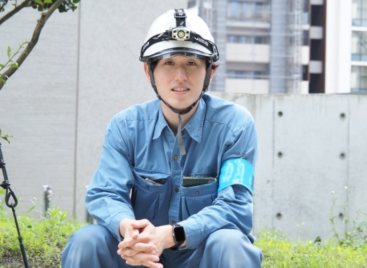 入社2年目　施工管理技術者