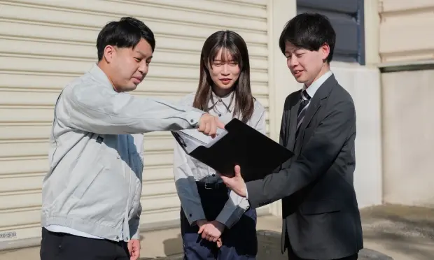フォロー担当者との面談の様子